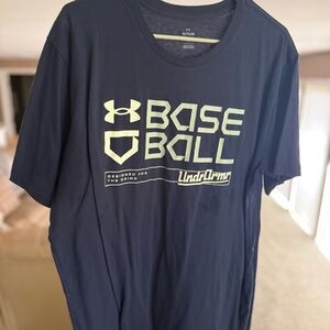 Under Armour Blue Short Sleeve Tee Performance Wear